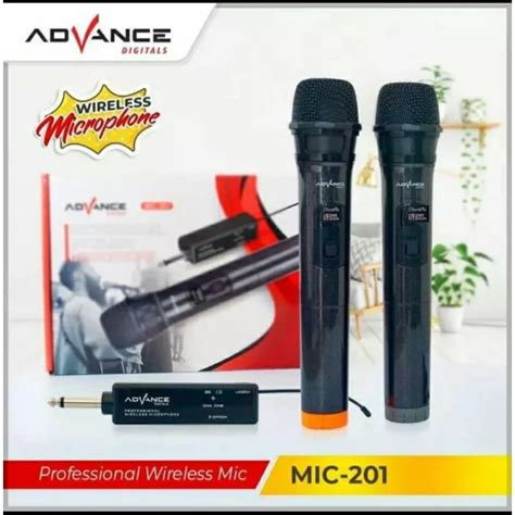 Jual TERMURAH BISA COD Advance MIC 201 Dua Microphone Wireless