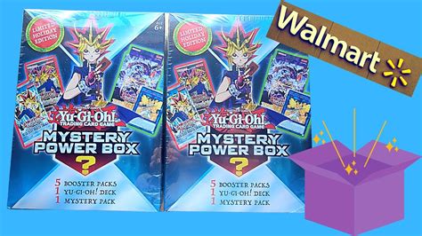 OPENING 2 WALMART YU GI OH MYSTERY POWER BOXES YouTube