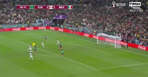 V Deo Arabia Saudita Vs M Xico Segundo Gol Anulado Al Equipo