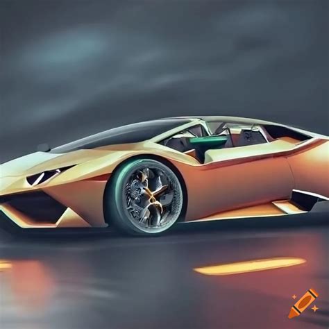 Futuristic And Realistic Image Of A Lamborghini Huracan For 2060 On Craiyon