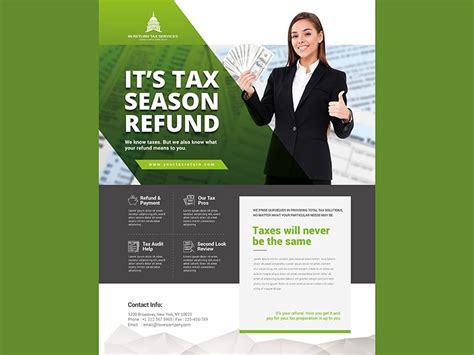 Tax Refund Flyer By Madridnyc Business Flyer Templates Flyer Design