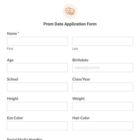 Acting Application Form 2023 Printable Forms Free Online