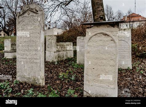 Krakowpoland December 192021old Jewish Cemetery Of Krakow Known As