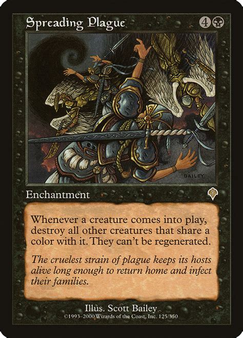 Spreading Plague · Invasion Inv 125 · Scryfall Magic The Gathering