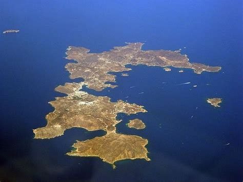 Aerial Photo Patmos Island Greece Patmos Island Patmos Patmos Greece