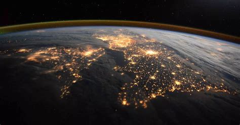 Tim Peake Shares Stunning Image Of North Wales From Space North Wales