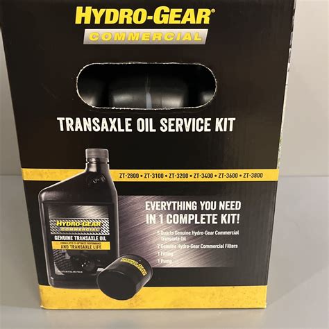 Oem Hydro Gear Transaxle Transmission Oil Service Kit Zt