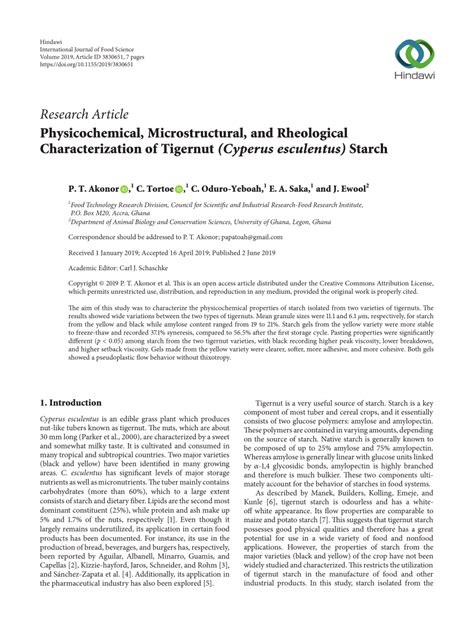 Pdf Physicochemical Microstructural And Rheological