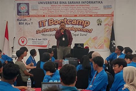 IT Bootcamp Untuk Mahasiswa Universitas BSI Bekali Mahasiswa Menjadi