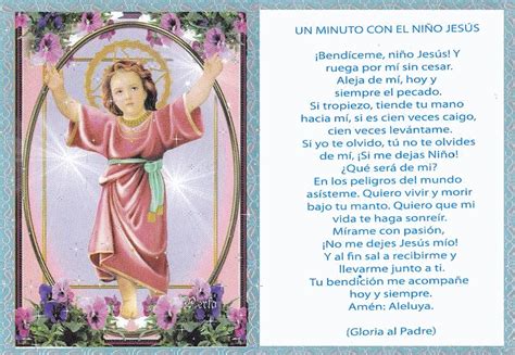 Oracion Al Divino Niño Jesus Para Niños Enfermos Actividad del Niño