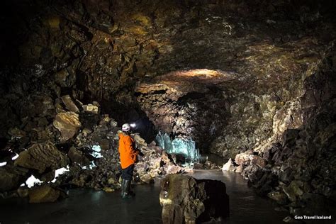 Ice Cave Lofthellir Exploration A Permafrost Cave Inside A Magma