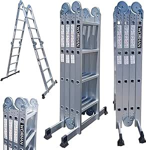 Worhan Foldable Multipurpose Multifunction Aluminium Ladder Ft