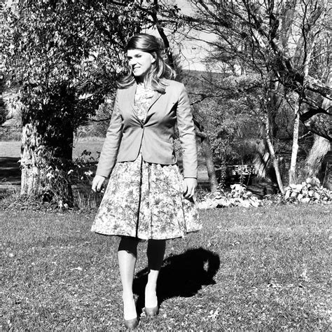 Well I felt retro today. 50s style flower print dress with crinolines