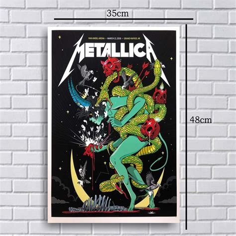 POSTER METALLICA FOTO METALLICA POSTER BAND MUSISI LEGEND HIASAN