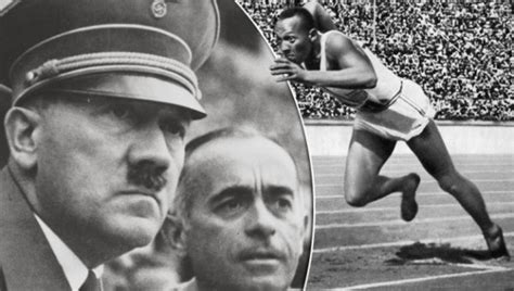 História Em Imagens Hitler A Assistir à Prova De Atletismo Do Atleta