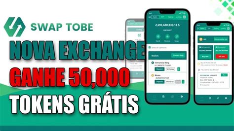 Nova Exchange Swap Tobe Dando Tokens Stf De Gra A No Cadastro