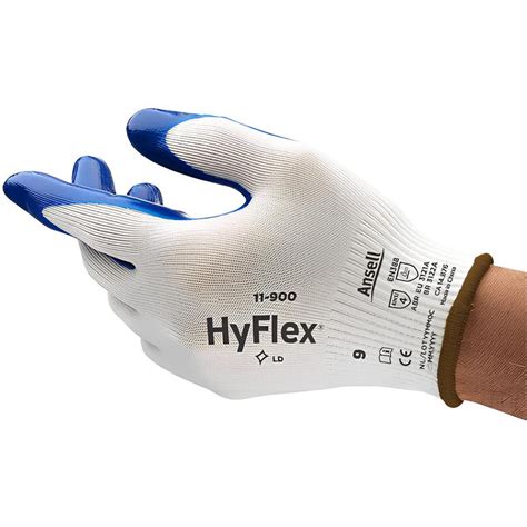 Ansell Work Gloves HyFlex NBR 11 900 Size X Large Nitrile Coated