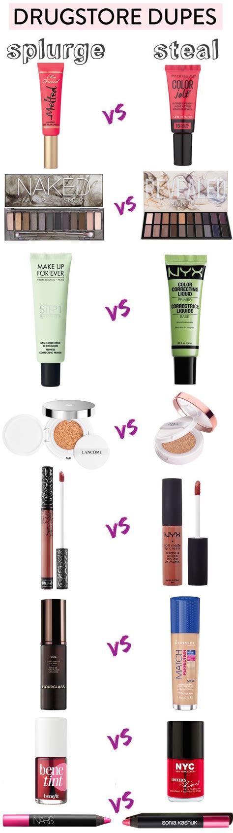 Beauty Doubles 50 Fabulous Drugstore Dupes For High End Makeup