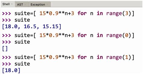 Listes en Python application aux suites et aux fonctions Première