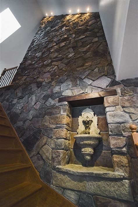 Feature Wall Done With Cultured Stone Tudor Old Country Ledgestone And