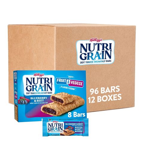 Amazon Nutri Grain Fruit And Veggie Soft Baked Breakfast Bars