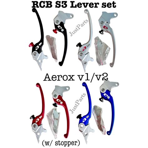 Rcb Alloy Brake Lever Set S Series For Mio Gravis Aerox V V With