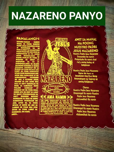 Nazareno Panyo Blessed Already Lazada Ph