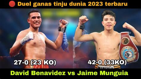 David Benavidez Vs Jaime Munguia Tinju Dunia Hari Ini Tinju Dunia