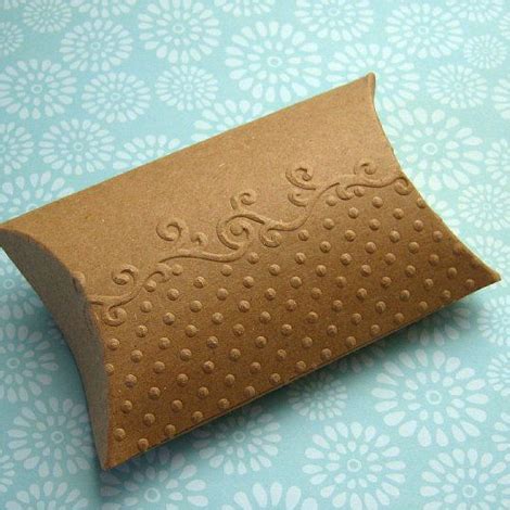 Kraft Paper Pillow Style Boxes