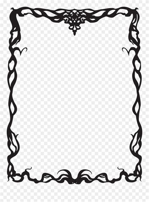 Art Nouveau Border Clip Art 18 Free Cliparts Download Images On