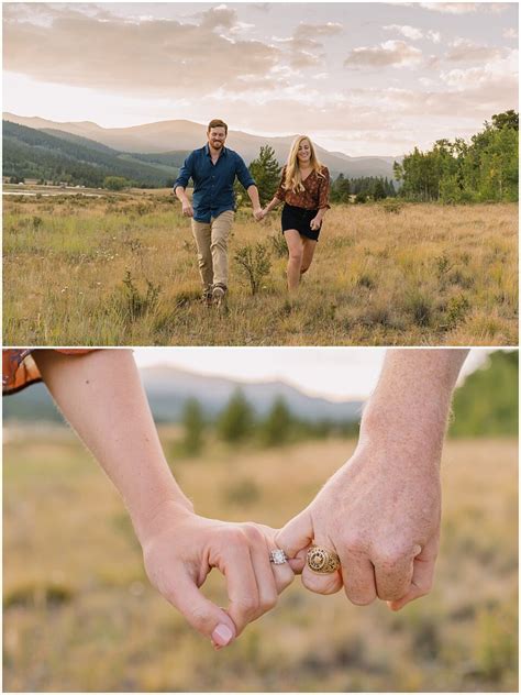 Julia Sam Kenosha Pass Fall Engagement Photos Denver Wedding