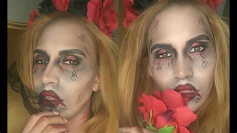 Dead Bride Halloween Makeup Tutorial Malavebeauty Youtube