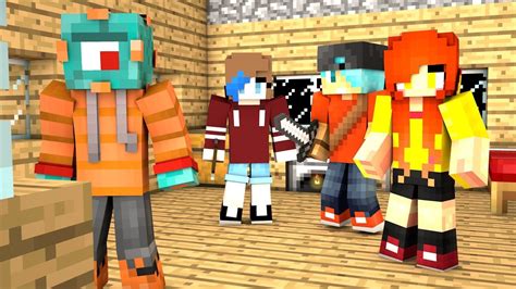 The Whole Squad Plays Minecraft Murder Mystery Microguardian Youtube