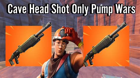 CAVE HEADSHOT ONLY PUMP WARS [ techfnc ] – Fortnite Creative Map Code