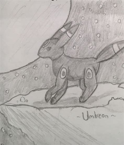 Umbreon sketch by Titanward on DeviantArt