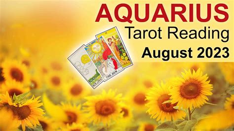 AQUARIUS AUGUST 2023 Tarot Reading A BLESSING NEW ABUNDANCE