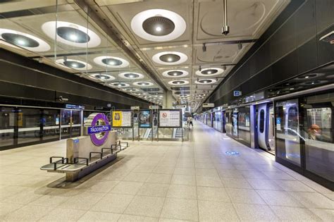 Paddington Underground Metro Station On The Elizabeth Line Crossrail In