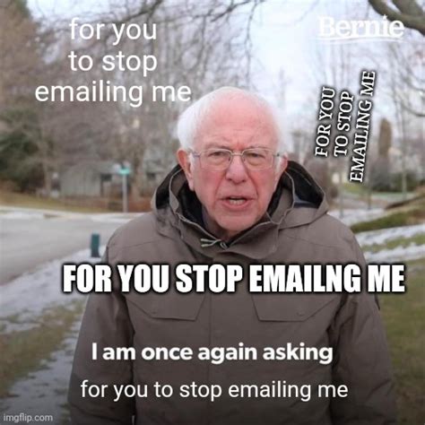 Bernie Email Imgflip