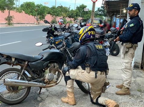 Em Teresina Prf Apreende Motocicleta Com Elementos Identificadores