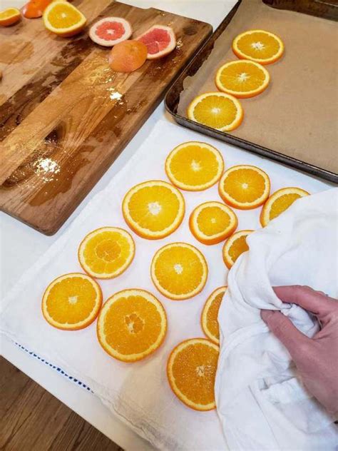 How To Dry Orange Slices For Holiday Decor Two Ways ~ Homestead And Chill