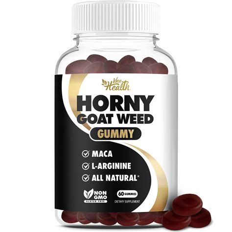 Horny Goat Weed Gummy With Maca L Arginine Stamina Energy Complex