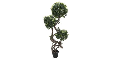 Europalms Ficus Spiral Trunk Cm Cementpot Artificial Plant Mt Shop