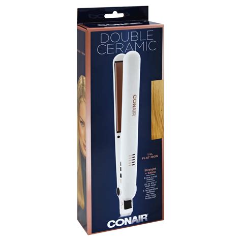 Conair Double Ceramic Flat Iron Rose Gold Shop Curling Flat