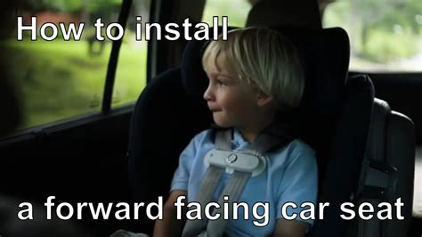 How to install a forward-facing car seat - Flourish