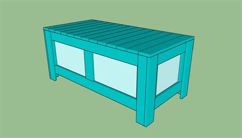 How To Build A Storage Bench With A Hinged Top Builders Villa