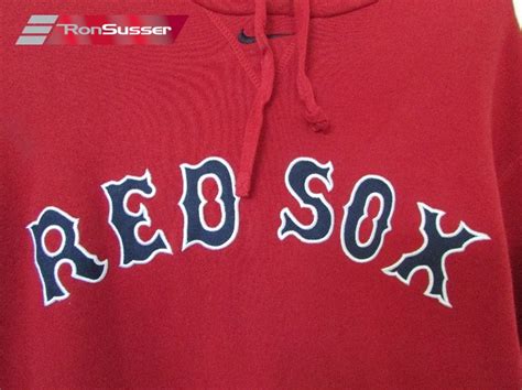 MLB Boston Red Sox Hoodie Red Sweatshirt Medium By Nike EUC – RonSusser.com