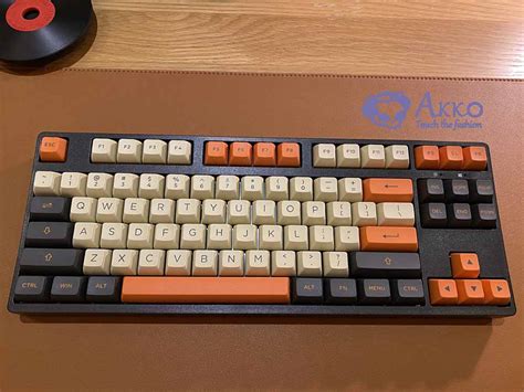 AKKO Keycap set Carbon Retro PBT Double Shot ASA profile 158 nút