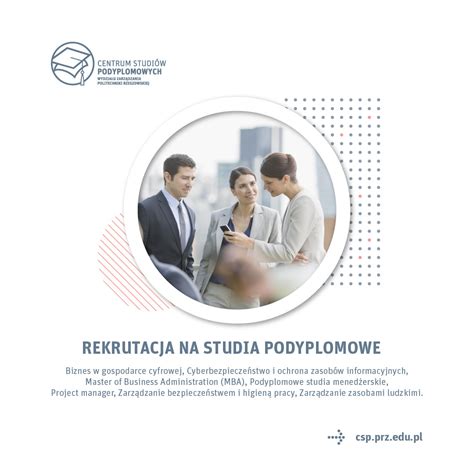 Nowe Kierunki Studi W Podyplomowych W Ofercie Centrum Studi W