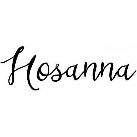 Easter Word Art Hosanna Graphic By Marisa Lerin Digitalscrapbook