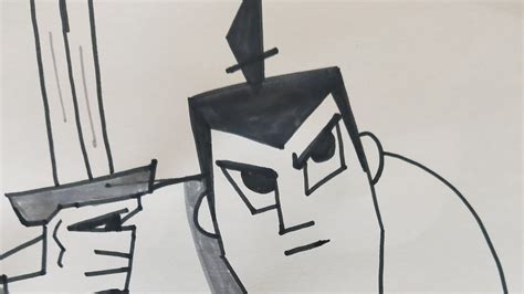 Samurai Jack How To Draw Samurai Jack Youtube